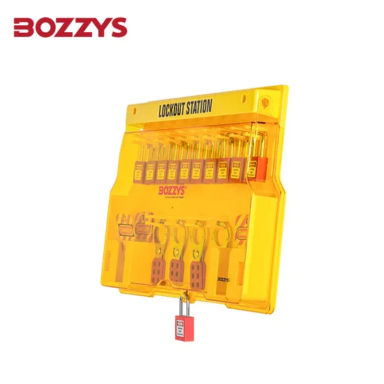 Bozzys Engineering Plastic PC Safety Padlock Lockout Stations