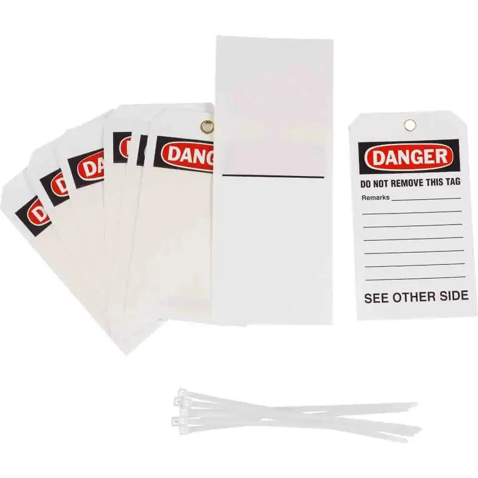 Custom Vinyl Danger Do Not Operate Self-Laminating Safety Tag