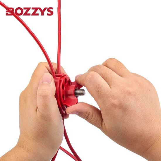 Bozzys CE Nylon PA Steel Multipurpose Wheel Type Cable Lockouts