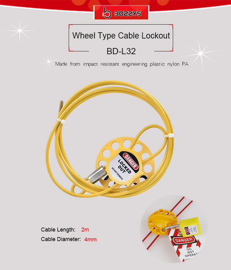 Wheel Type Cable Lockout with Appearance Function Patent