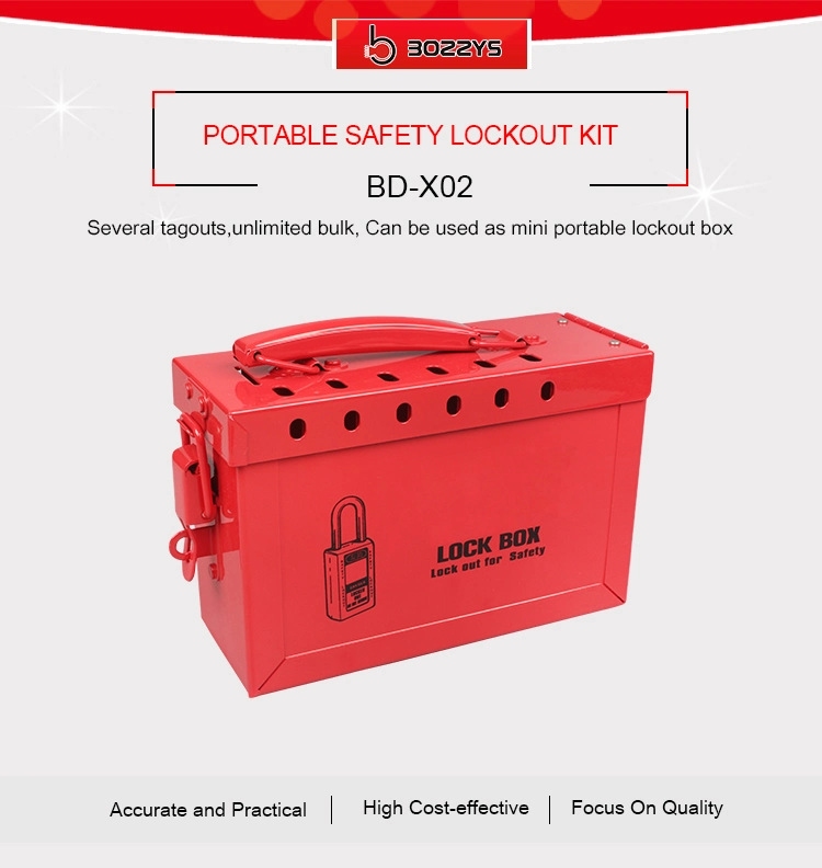 Bozzys Safety High Capacity Group Lockout Portable Kit Box