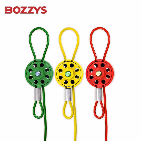 Bloqueo de cable tipo rueda de Bozzys/bloqueo de seguridad