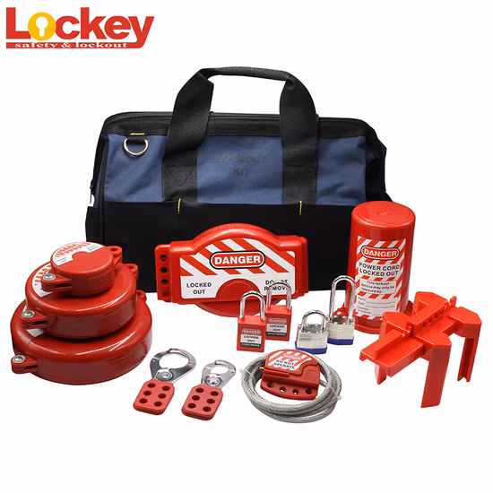 Kit de bloqueo de bolsa de combinación de aislamiento eléctrico