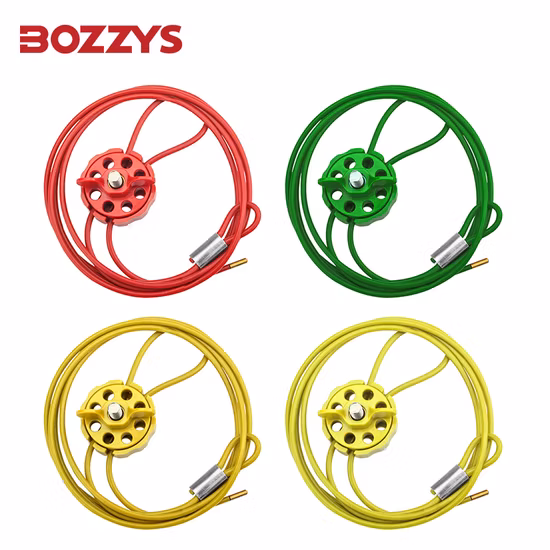 Bozzys CE Nylon PA Acero Multipropósito Tipo Rueda Cable Lockouts