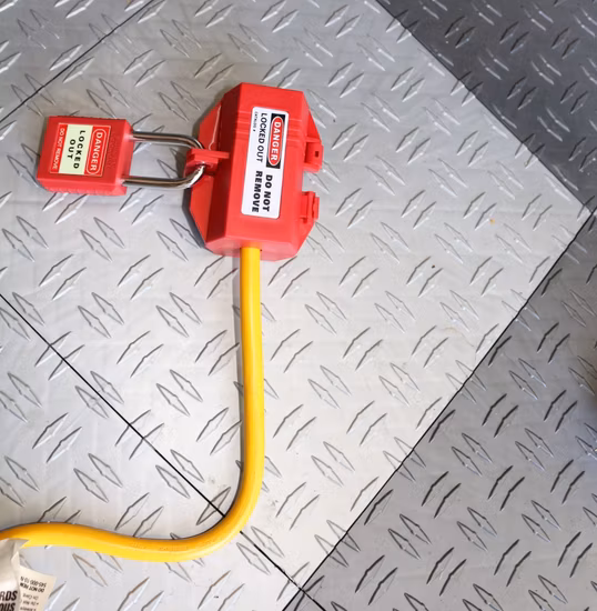 Red Plug Lock Box Portable ABS Home Lockout Kit