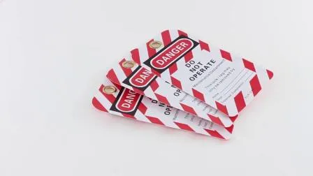 Etiquetas de bloqueo selladas de plástico PVC