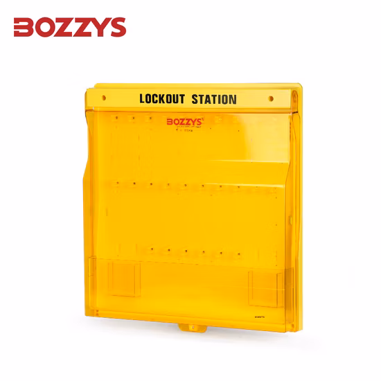 Estación de bloqueo Boshi-Safety Loto con cubierta